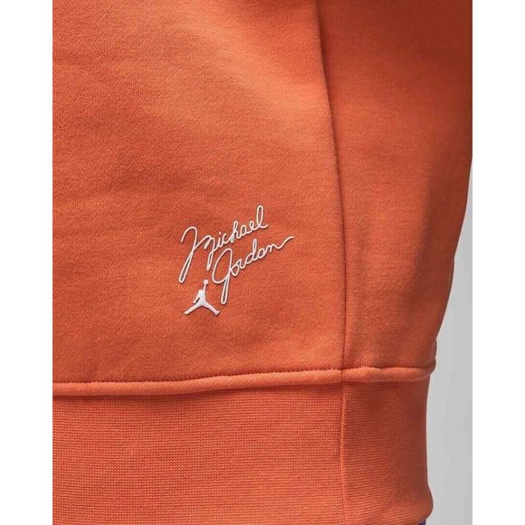 Nike Jordan Flight Men's MVP Wheaties Crew Sweater DV7588-817 Orange - Picture 13 of 13